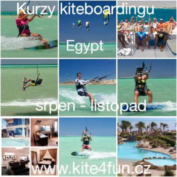 kitebording, kite kurzy Egypt, kite škola Egypt